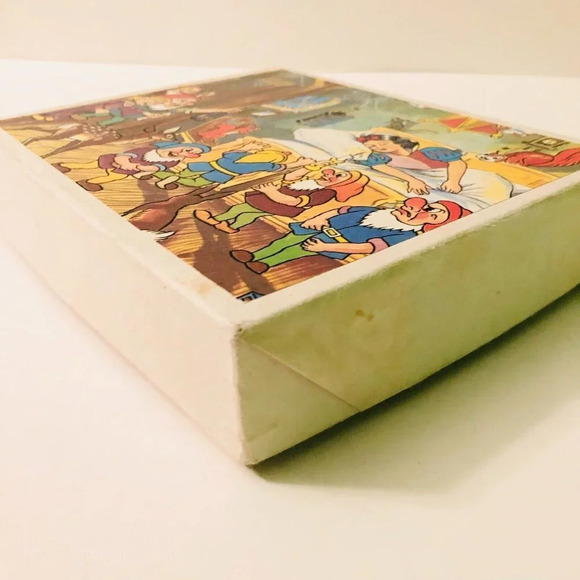 Vintage Snow White Wooden Block Puzzle Missing Scene  Sheets - Picture 5 of 16